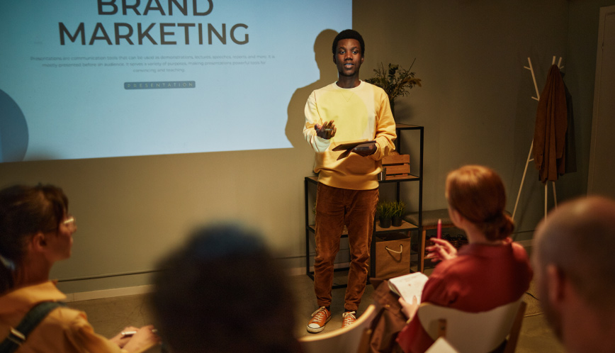 How Advertising Agencies like BrandNerds Help Brands Reach the Right Audience in Ghana. Advertising Agency in Ghana helping a brand reach the right audience through media planning. BrandNerds advertising team planning digital and outdoor advertising campaigns in Ghana